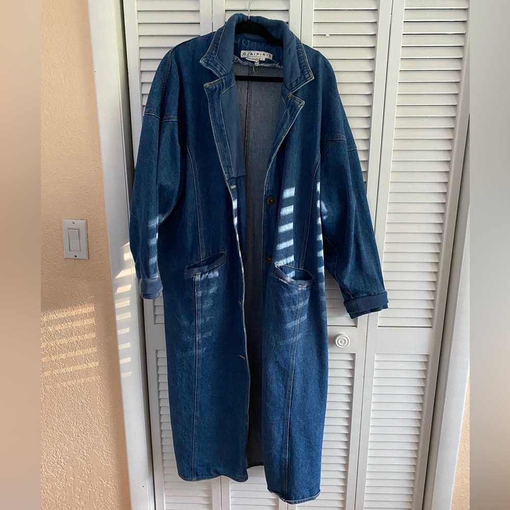 Blue Denim Coat